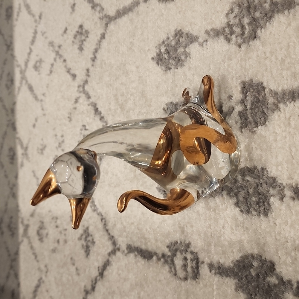 Crystal Cat Figurine
